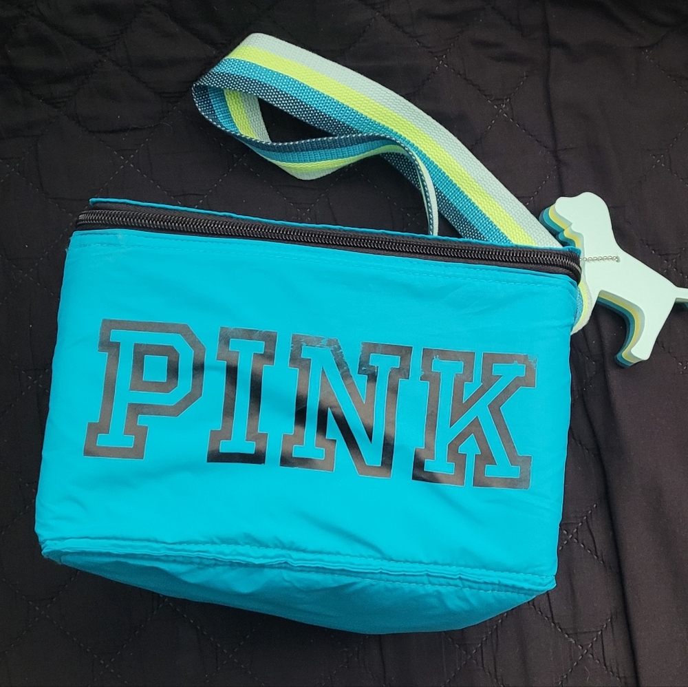 PINK VS Blue Zip Up Lunch Bag